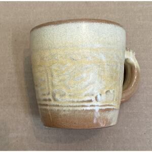 Frankoma Pottery Cup Vintage 7C Mayan-Aztec Desert Gold Glaze (?) Kitchenware